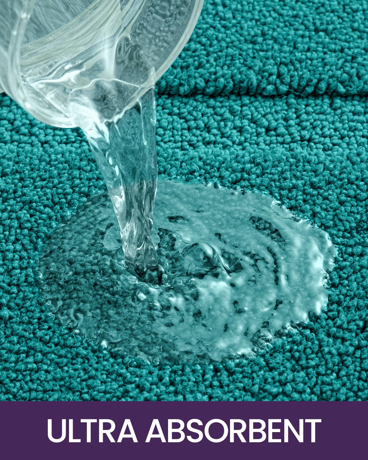 Dexi Bathroom Rug Mat, Ultra Absorbent Soft Bath Rug, Washable Non-Slip Bath Mat For Bathroom Floor, Tub, Shower Room, 32''X20''